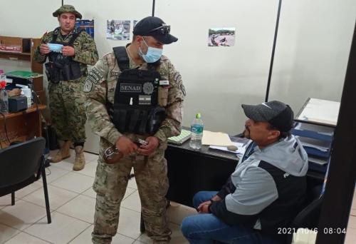Narco paraguayo detenido en Bolivia fue entregado a la SENAD